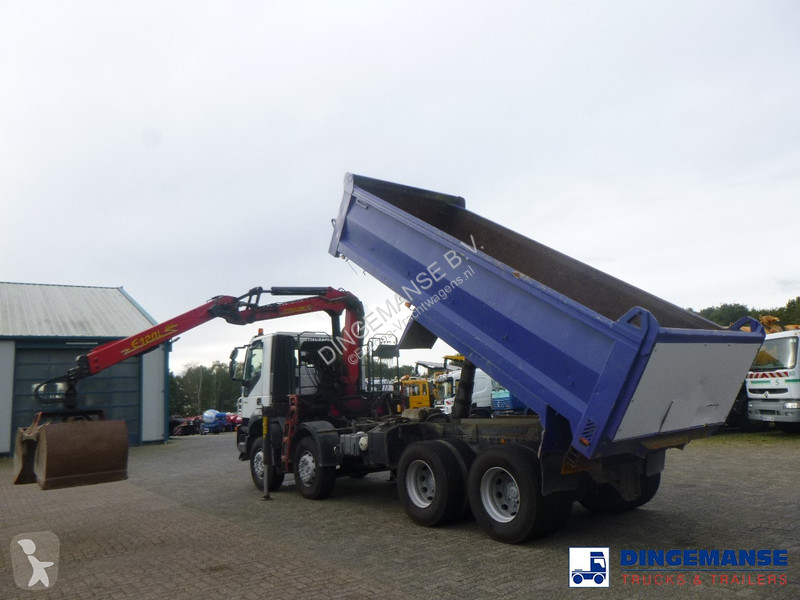 Vrachtwagen Iveco AD340T36 8x4 RHD tipper +...