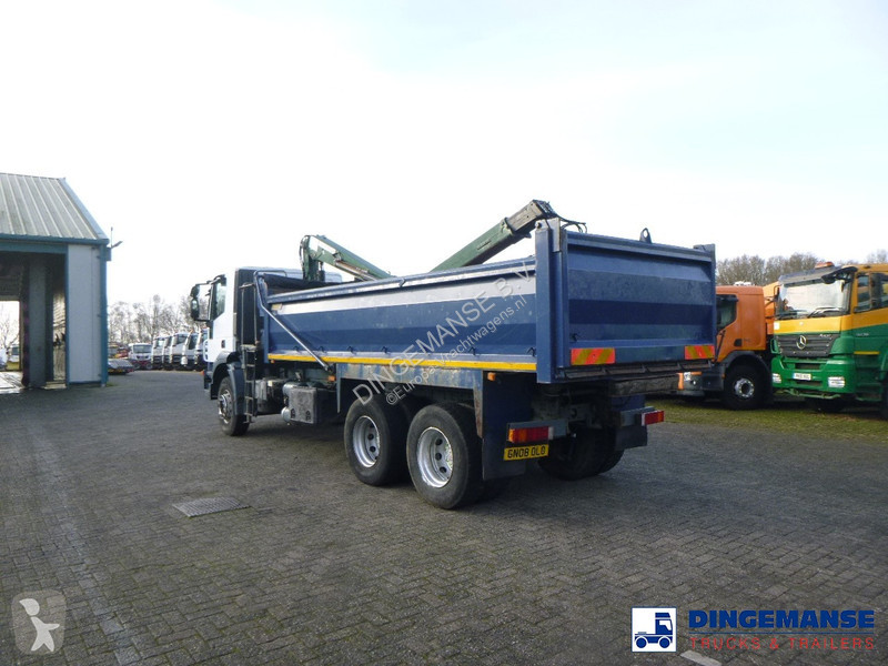 Kamion Iveco AD260T33 6X4 RHD tipper + HMF crane