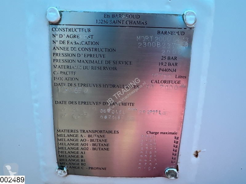 Kamion Renault 17122 Liter, LPG GPL, Gastank,...