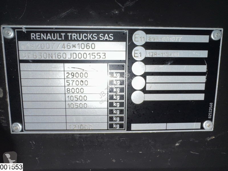 Lastbil Renault C 380 6x4, EURO 6, Fassi, Steel...