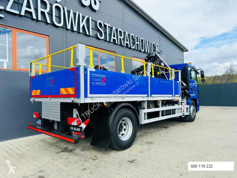 Kamion MAN MAN TGM 18.250 skrzyniowy z HDS /...