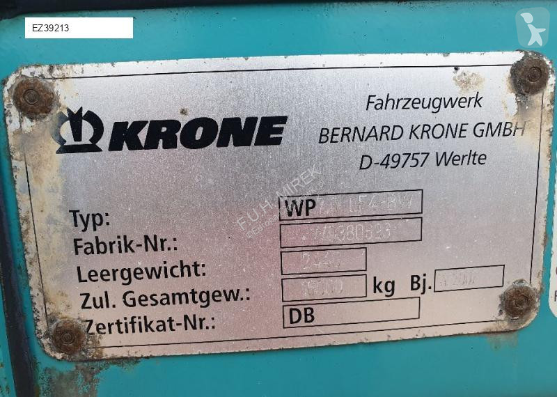تجهيزات الآليات الثقيلة Krone 6xKRONE SKRZYNIA...