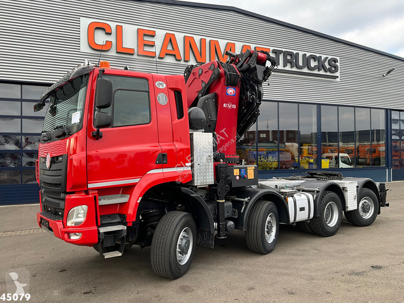 Camion Tatra T 158 8x6 Euro 6 HMF 85 Tonmeter...