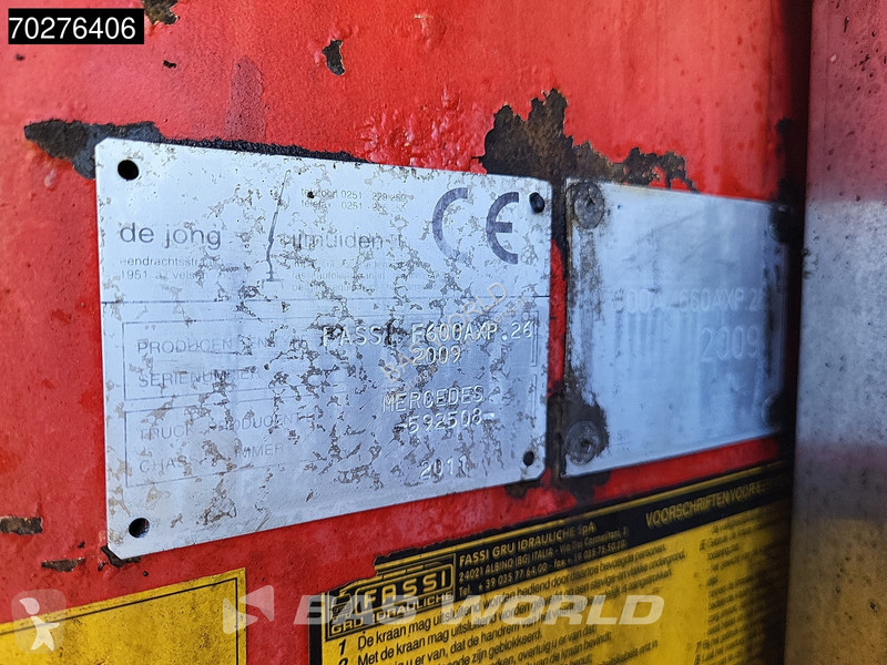 Camion Mercedes 4146 8X4 FASSI F600AXP.26 Crane...