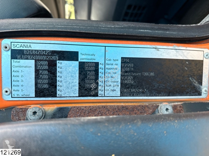 Camion Scania 380 8X4, Manual, Steel...