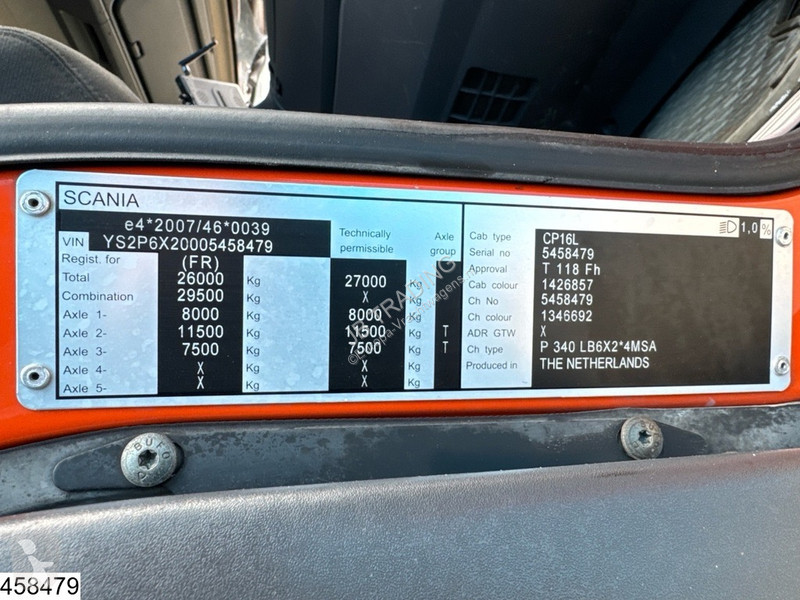 Lastbil Scania P 340 6x2, CN, Retarder,...