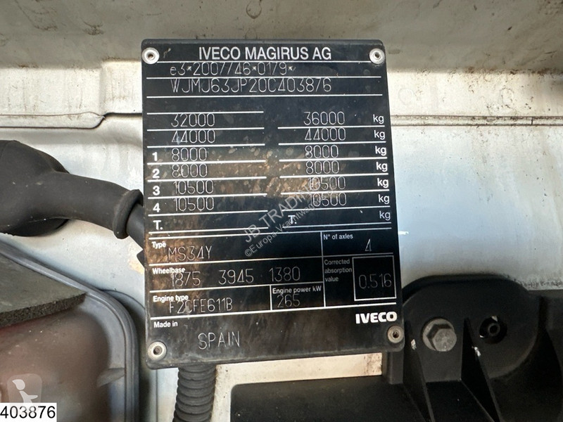 Camion Iveco X-Way 360 8x4, EURO 6, Palfinger,...
