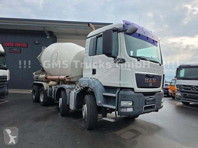 شاحنة MAN 35.440 /8X4 / Wechsel 9qm Mixer + Kipper