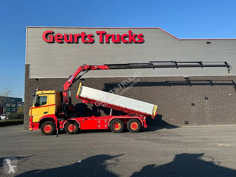 Kamion Mercedes 3253 L ENA 8X2/4 HMF2820 KRAAN...
