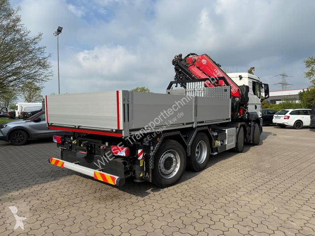 Lastbil MAN 35.520 8x4 Kran assi 800, OHNE...