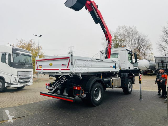 Kamion Mercedes 1835 4x4 Meiller Fassi F135...