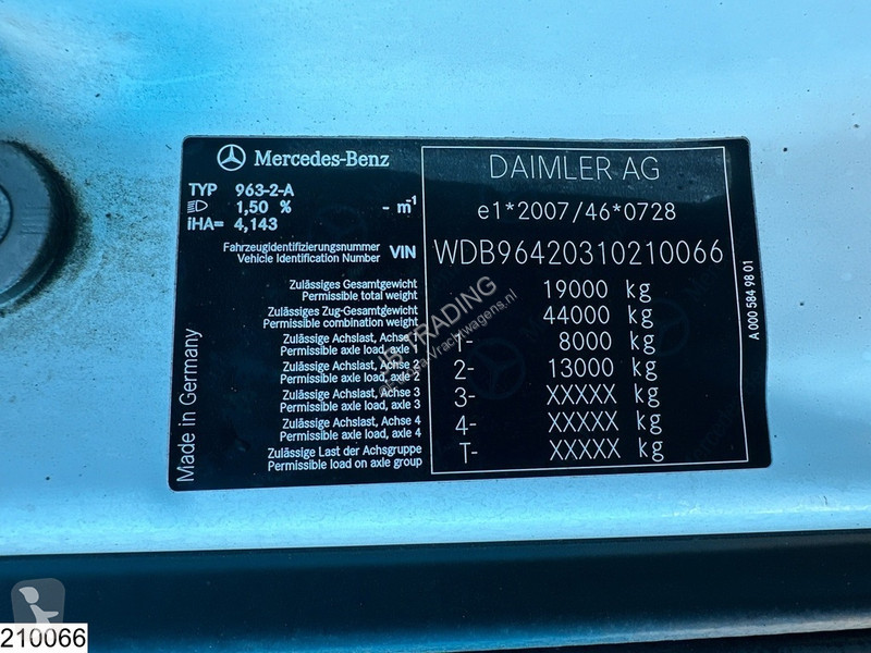 Lastbil Mercedes 1833 EURO 6, Kipper, Palfinger