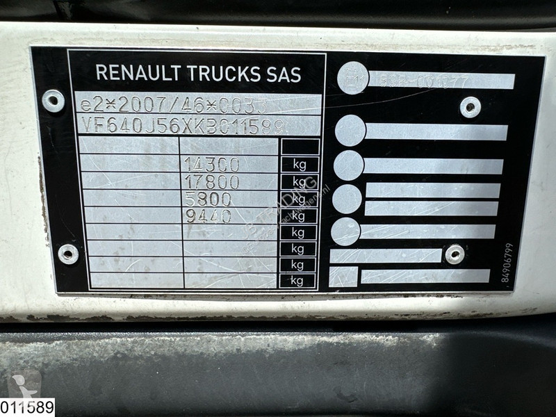 Kamion Renault D 14 210 EURO 6, Dhollandia