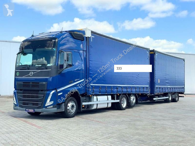Lastbil med släp Volvo FH 460 / ZESTAW TANDEM...
