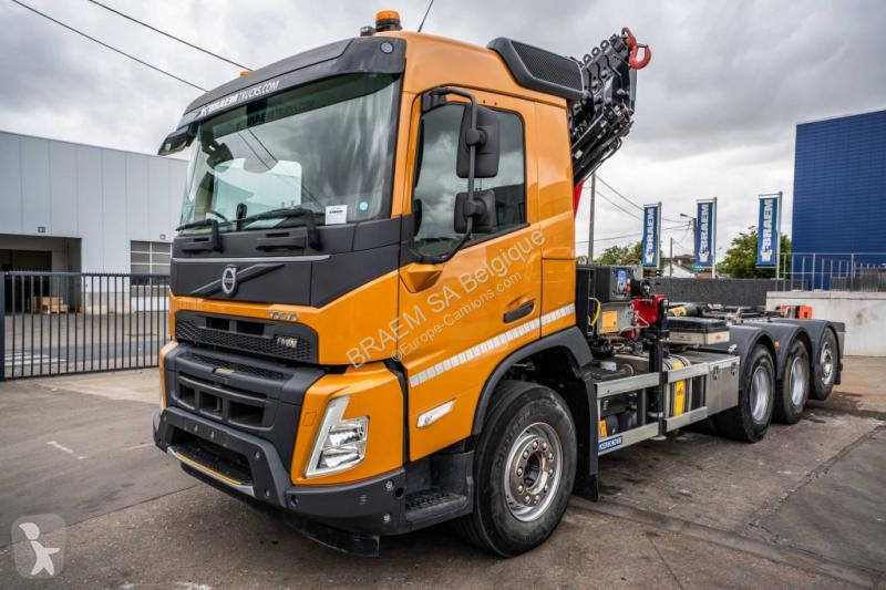 Camion Volvo 430-8x4+HMF 2820/6xhydr.