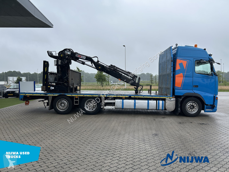 Vrachtwagen Volvo 440 6X2 Hiab 165 roller kraan