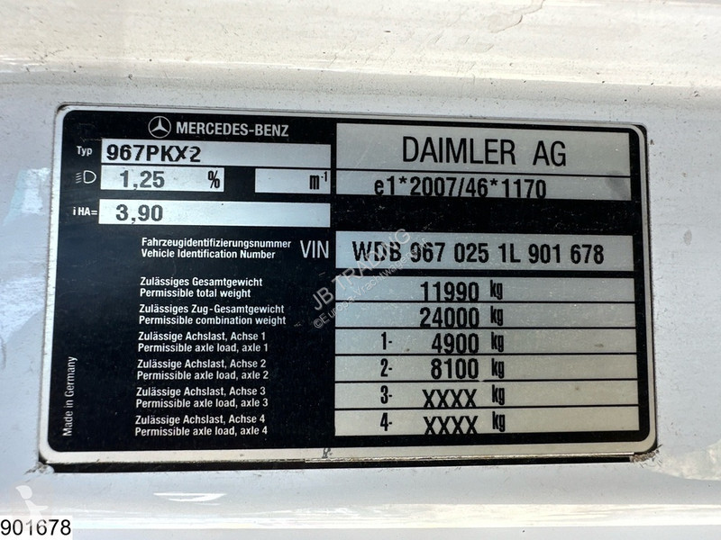Camion Mercedes 1224 EURO 6, BDF, COMBI