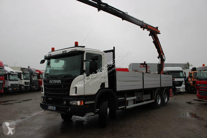 Kamion Scania P410 + atlas 190 4x hydrolic +...