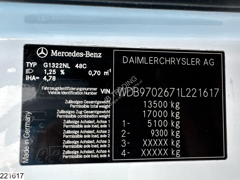 Kamion Mercedes 1322 Manual, Dhollandia, Chereau