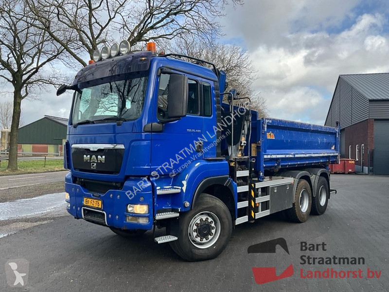 Camion MAN 26.400 6X6 BB met 2 zijden kipper en...