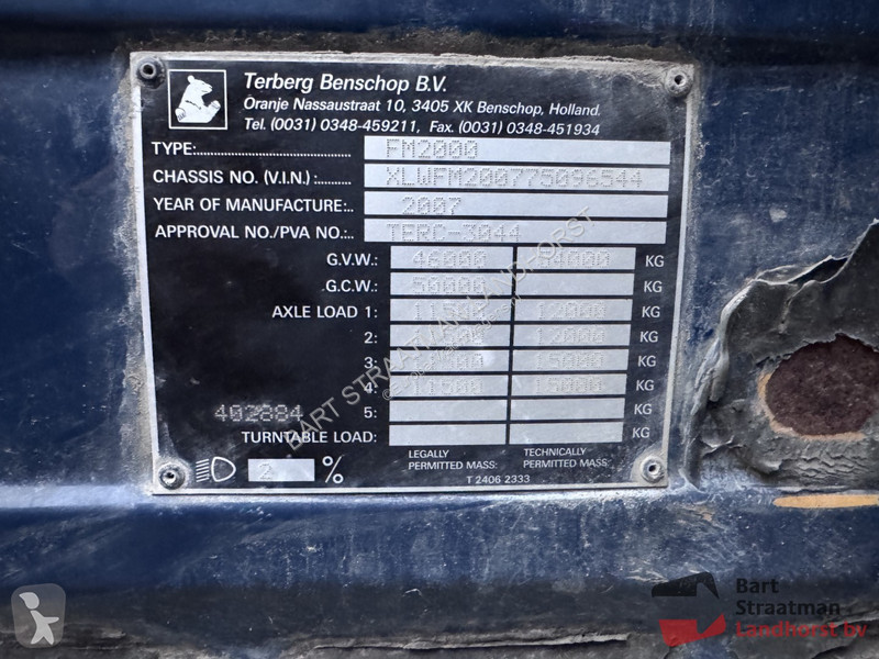 Camion Terberg FM2000-T 8x8 Euro 5 met kipper...