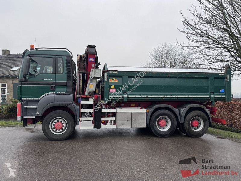 Lastbil MAN TGS 6x6 Euro 6 met 2 zijden kipper...