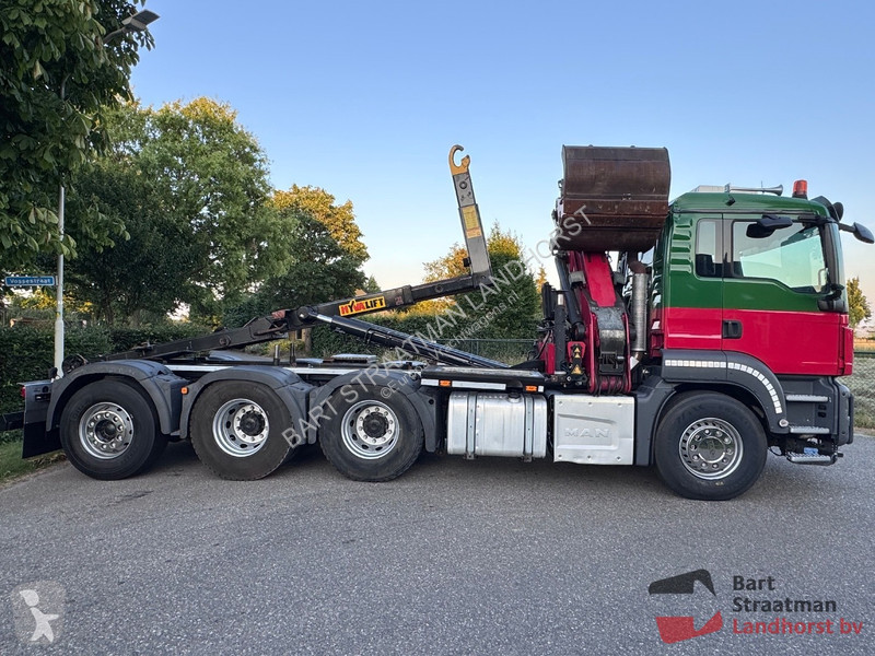 Kamion MAN 35.440 8x4 Euro 6 met HYVA 26 Ton...