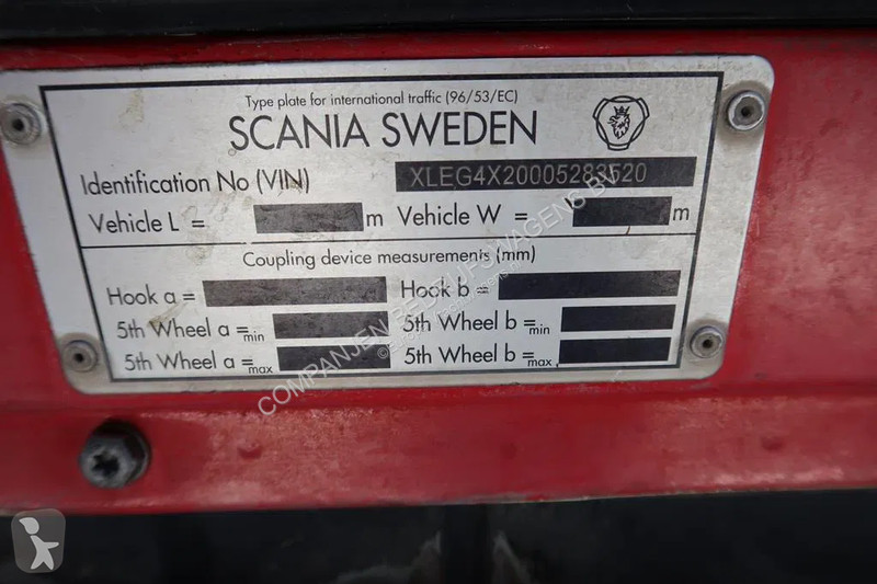 Camion Scania 380 380 - Schade - Damage - Schäden