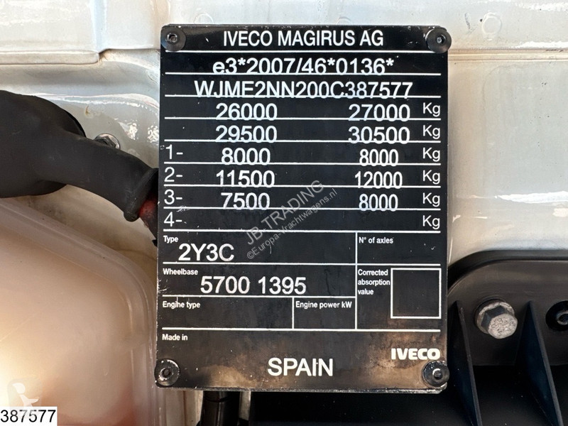 Kamion Iveco 330 CNG 6x2, EURO 6, Retarder, CNG