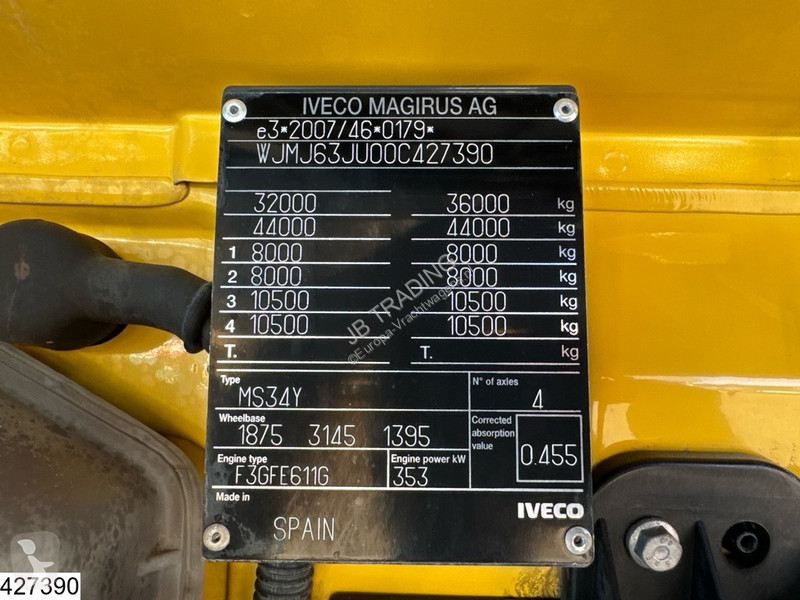 Kamion Iveco X-Way 480 8X4, EURO 6D, Retarder,...