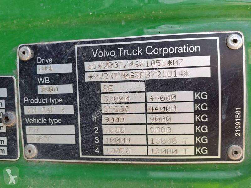 Camion Volvo 460 + HIAB 622 E-6 HIPRO 16m + Fly...