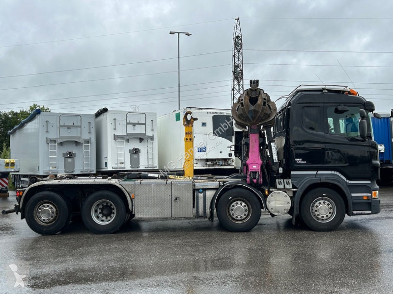 Camion Scania R560 8x2, Schrottkran, E5,...