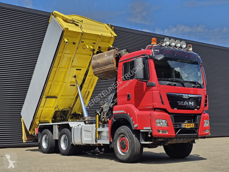Kamion MAN TGS 6x6 / PALFINGER Z CRANE / 2 SIDE...