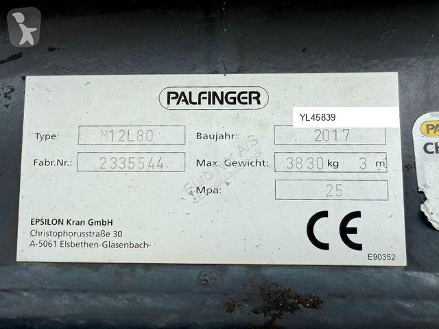Camion Scania R730 V8 6x4 Palfinger Epsilon...