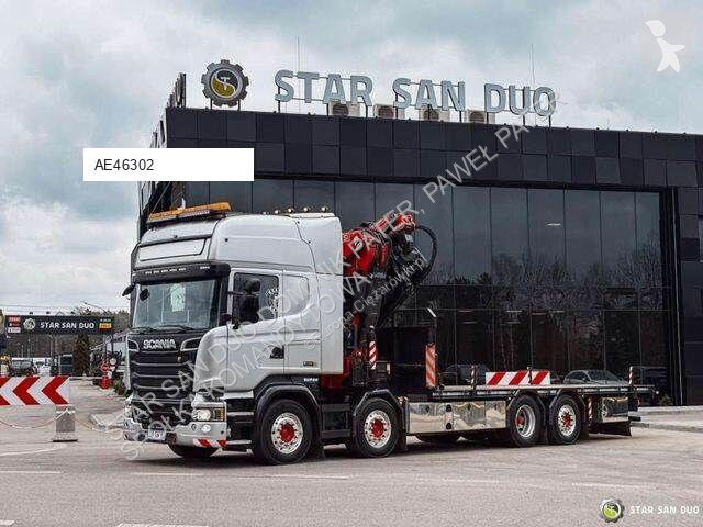 Camion Scania R730 8x2 Fassi F990 Fly Jib 30m...
