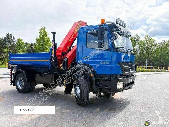 Camion Mercedes AXOR 1833 4x4 Palfinger PK...