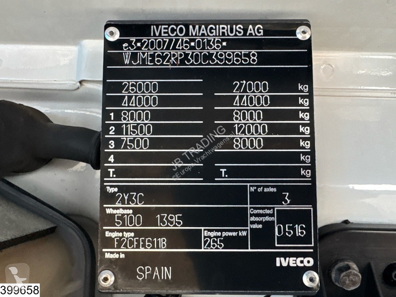 Lastbil Iveco 360 6x2, EURO 6, Retarder,...