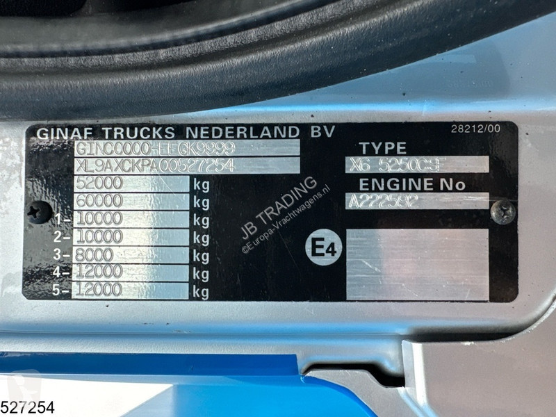 Vrachtwagen Ginaf X6 5250 CSE 10x4, EURO 6, 25...