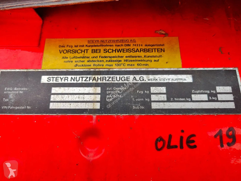 Camion Steyr 19S31 Container Marrel