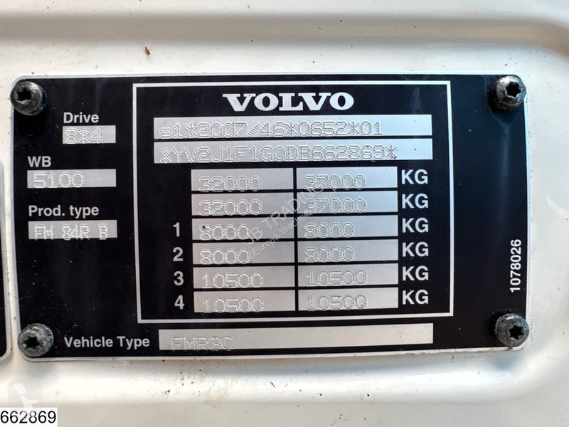 Camión Volvo 8x4, EURO 5, PTO