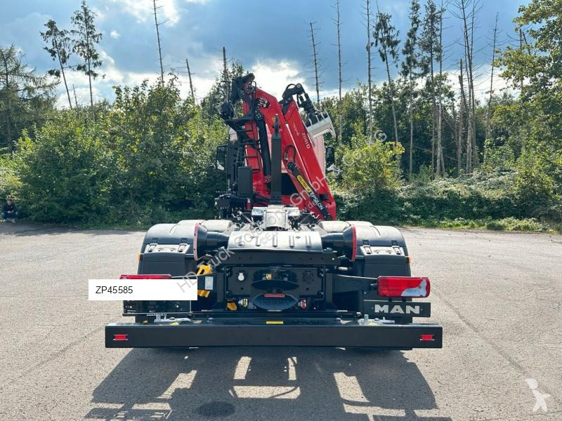 Kamion MAN TGS 26.470 6x2 Abrollkipper + Kran...