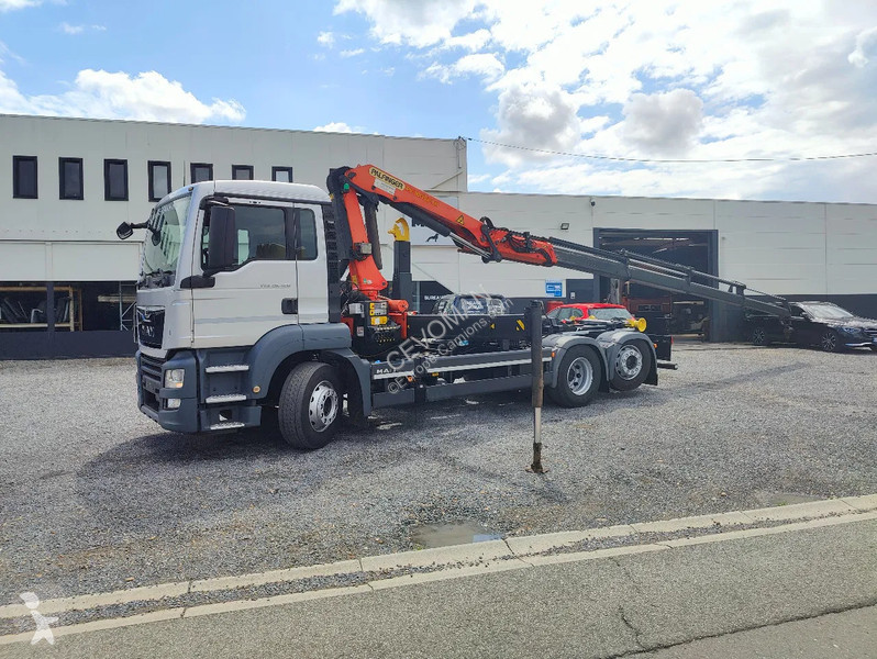 Camion MAN TGS 26420 Container / Palfinger PK18002