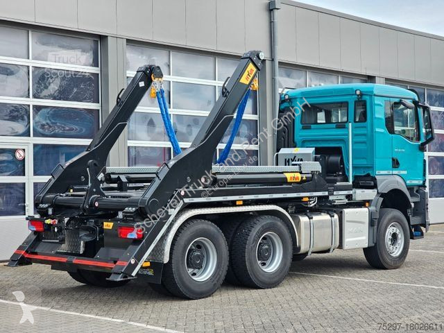 Camion MAN TGS 26.520 Absetzkipper HYVA 18 TAZ...