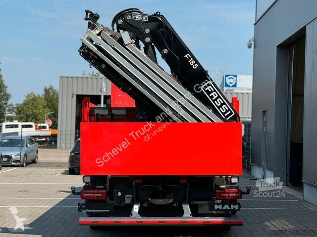 Lastbil MAN TGS 26.430 Baustoffpritsche Fassi...