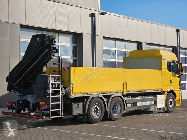 Lastbil MAN TGS 26.510 Pritsche + HIAB 228 -4...
