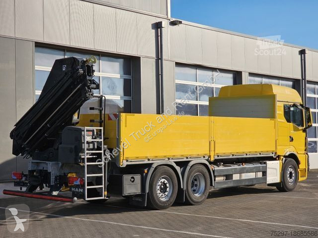 Lastbil MAN TGS 26.510 Pritsche + HIAB 228 -4...