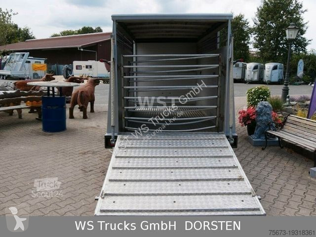 Kamion  Einstock Tandem Viehanhänger