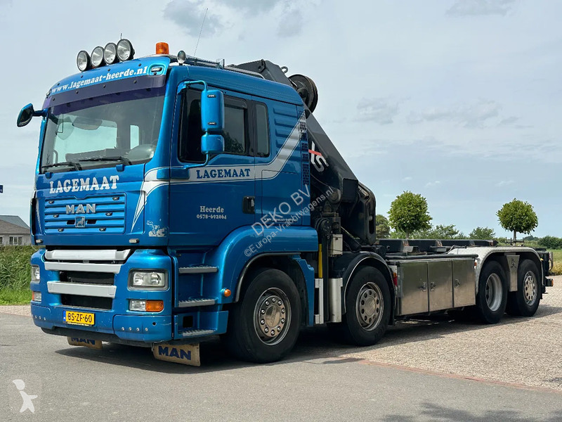 Lastbil MAN 35.440 8x2 HIAB 37TM!!RADIO...