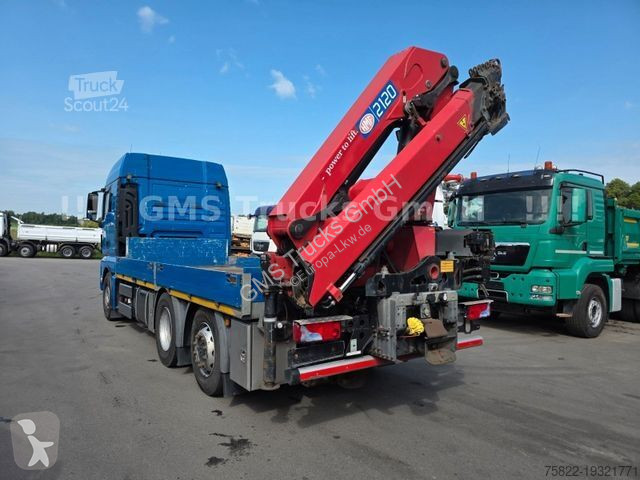 Vrachtwagen MAN TGX / 18m HMF 2120 Kran / 100%...