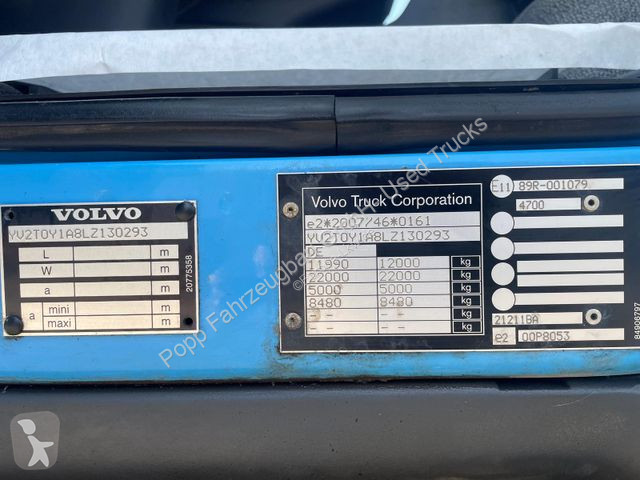 Kamion Volvo 280 4x2 Lamberet...